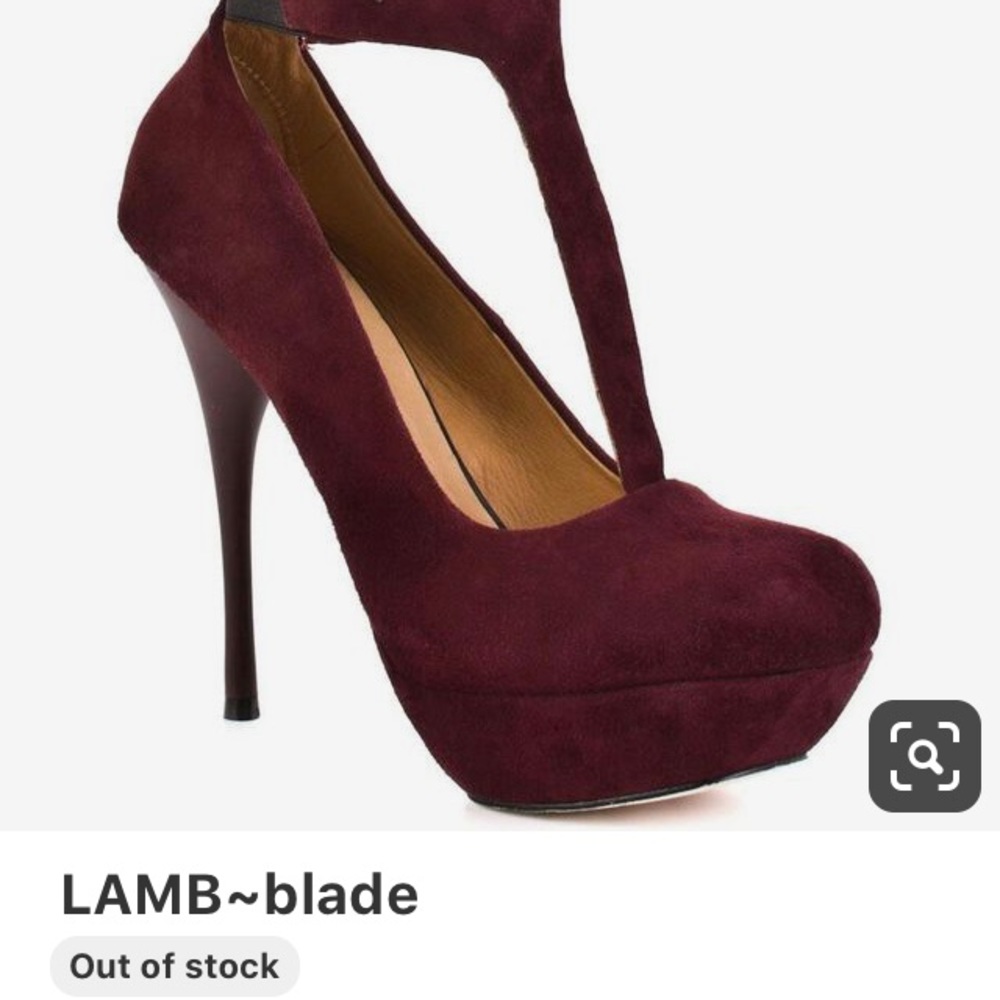 Blade Heels 👠 Sz. 8 by L.A.M.B. NIB - Picture 3 of 3